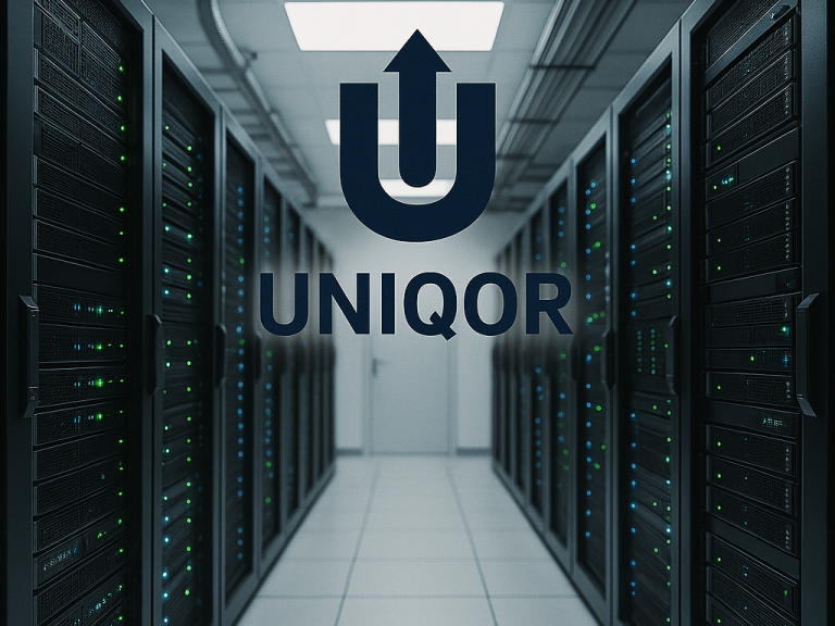 Serverraum – Uniqor betreibt alle Daten ausschließlich auf Servern in Deutschland